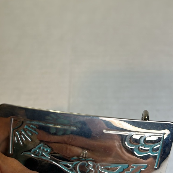 CHAMBERS BELT CO. VINTAGE SILVER-TONED ROAD RUNNER BELT BUCKLE - Picture 6 of 11